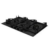 Faber 90 cm Built-in Gas Hob with 4 Brass Burners, Auto Ignition & Flame Failure Device - HOB INSPIRIA 904 BR AI FFD GL LPG