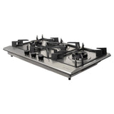Faber 90 cm Built-in Gas Hob with 3 Brass Burners, Auto Ignition & Flame Failure Device - HOB INSPIRIA 903 BR AI FFD SS LPG