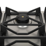 Faber 90 cm Built-in Gas Hob with 4 Brass Burners, Auto Ignition & Flame Failure Device - HOB INSPIRIA 904 BR AI FFD SS LPG