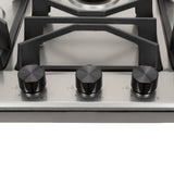 Faber Inspiria 3 Burner Built-In Gas Hob with Brass Burners, Cast Iron Pan Support, Auto Ignition, Flame Failure Device & SUS 304 Stainless Steel Panel, PNG – HOB INSPIRIA 903 BR AI FFD SS PNG