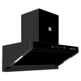 Faber Apollo 90cm 1600m³/hr BLDC Autoclean Filterless Chimney | Touch & Gesture Control | Remote Control - Hood Apollo FL HC BLDC BK IN 90