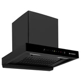 Faber Silencio 75cm 1500m³/hr BLDC Autoclean Filterless Chimney | Touch & Gesture Control | 9 Speed Options - Hood Silencio BLDC HC SC FL BK IN 75 - T