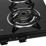 Faber 4 Burner Gas Cooktop with Brass Burners, Manual Ignition & Tempered Glass Top – COOKTOP JAWA 4BB AURA