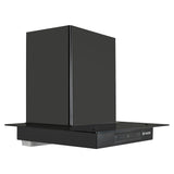 Faber Mercury IN 60 cm Auto-Clean Kitchen Chimney with 1200 m³/hr Suction, Baffle Filter, Gesture & Touch Control, 3 Speed & LED Lights, Black – HOOD MERCURY IN HC SC BK BF 60