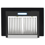 Faber Mercury IN 60 cm Auto-Clean Kitchen Chimney with 1200 m³/hr Suction, Baffle Filter, Gesture & Touch Control, 3 Speed & LED Lights, Black – HOOD MERCURY IN HC SC BK BF 60