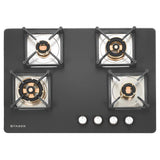 Faber 70 cm 4 Burner Built-in Gas Hob with Full Brass Burners, Auto Ignition & Flame Failure Device – HOB BELLA HT704 BR AI FFD