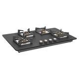 Faber 90 cm 4 Burner Built-in Gas Hob with Full Brass Burners, Auto Ignition & Flame Failure Device – HOB BELLA HT 904 BR AI FFD