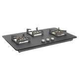 Faber 90 cm 3 Burner Built-in Gas Hob with Full Brass Burners, Auto Ignition & Flame Failure Device – HOB BELLA HT 903 BR AI FFD