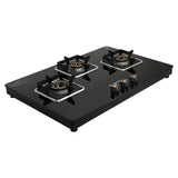 Faber 3 Burner Gas Cooktop with Brass Burners, Auto Ignition & Tempered Glass Top – HOB COOKTOP NiOS AUTO 3BB BK