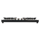 Faber 4 Burner Gas Cooktop with Brass Burners, Auto Ignition & Tempered Glass Top – HOB COOKTOP NiOS AUTO 4BB BK