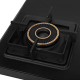 Faber 77 cm 3 Burner Gas Cooktop with Jumbo, Medium & Small Burners, Manual Ignition & Matt Finish – COOKTOP BLOSSOM 3BB BK CI