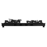 Faber Blossom 4 Burner Manual Ignition Gas Cooktop with 1 Jumbo, 2 Medium & 1 Small Burner, MS Diamond-Coated Pan Support, Matt Finish – COOKTOP BLOSSOM 4BB BK CI