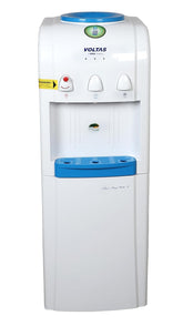 Voltas Floor Mounted Water Dispenser Minimagic Pure F with Cooling Storage Cabinet (White)
