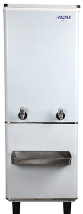 Voltas Steel Normal And Cold Water Cooler, WC FS 40/80 NP , Storage Capacity -80 Liters, Cooling Capacity- 40 Liters, White