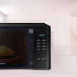 Samsung 23 L Solo Microwave Oven (MS23A3513AK/TL, Black, Auto Cook Programs, Child Safety Lock, Memory Feature, Deodorization, Ceramic Enamel Cavity with 10 year warranty)