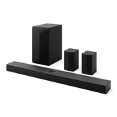 LG SQ75TR, 600W, 5.1.1Ch Home Theater Soundbar with Dolby Atmos, Center Up-Firing Speaker, AI Sound Pro, Wow Synergy, Wireless Subwoofer, Rear Speaker Inbuilt Receiver, QNED Matching Bracket Inside