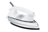 Crompton Rhino 1000-Watt Heavy weight Dry Iron with Non Stick Teflon Coating (White/Silver)