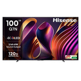 Hisense 254 cm (100 inches) Q7N Series 4K Ultra HD Smart QLED TV 100Q7N (Dark Grey)