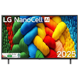 LG 43NANO83A6A 43-Inch 4K Ultra HD NanoCell Smart TV (2025 Model) | webOS AI ThinQ | Dolby Atmos | HDR10 / HLG
