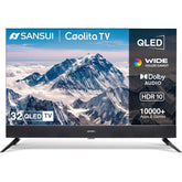 SANSUI 2025 New Launch 80 cm (32) | QLED HD Smart Coolita 3.0 with in Built Sound Bar| Dolby Audio | Surround Sound | 60Hz Refresh Rate| A+ Panel LED TV (JSS32CSQLED)
