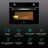 FABER 38L Built-in Convection Microwave Oven with Electronic Control (FBI MWO 38L GLM, Black)