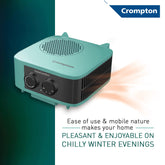 Crompton Insta Comfort Heater 2000 Watts Heat Convector with Adjustable Thermostats, Standard (ACGRH- INSTACOMFORT)