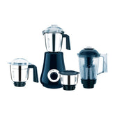 Morphy Richards Magnum Pro 750W Mixer Grinder with 4 Jars, 100% Copper Motor, 20000 RPM, Overload Protection, Navy Blue & Chrome