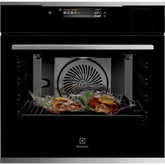 Electrolux 70L 60cm UltimateTaste 900 built-in single oven, Glass, Black, KOAAS31X