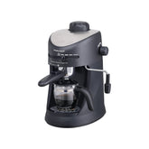 Morphy Richards Europa 800-Watt Espresso and Cappuccino Coffee Maker | Capacity 4-Cup|Coffee Strength Selector|Milk Frothing Nozzle|Removable Drip Tray for Easy Cleaning|2 Year Product Warranty| Black