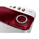 Samsung 8 kg, 5 star, Semi-Automatic Top Load Washing Machine (WT80C4000RR/TL, Air Turbo Drying, LIGHT GRAY,)