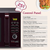 LG 28 L Convection Microwave Oven (MC2886BRUM, Black, 360° Motorised Rotisserie for Bar-be-queing, Diet Fry, Ghee in 12Mins, 251 Auto Cook Menu, Stainless steel cavity & Health Plus Menu)