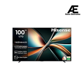 Hisense 253 cm (100 Inches) 4K QLED Mini-LED Smart TV | 1000 NITS Peak Brightness | 165Hz Game Mode | Dolby Vision, Dolby Atmos | 2.1 CH 50W Speakers (Built-in Subwoofer) | VIDAA OS | 100U7Q (Black)