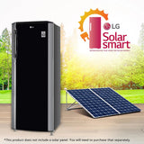 LG 261L 3 Star Direct Cool Single Door Refrigerator with Smart Inverter Compressor, Fast Ice Making & Ebony Sheen (GLD2736YBES)
