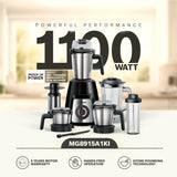 Bosch MG8915A1KI TrueMixx Pro 1100W Mixer Grinder (Black)