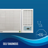 Lloyd 2 Ton 3 Star Fixed Speed Window AC (GLW24C3YWSEA, 100% Copper, R32 Refrigerant, Turbo Cooling, Dust Filter, White)