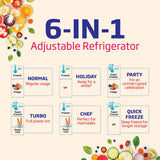 Voltas Beko 283 L Frost Free Double Door 2 Star Refrigerator (Wooden Black, RFF334C / 2WPV100RXBD)