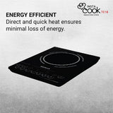 Havells Induction Cooktop Tc 18 1800 Watt (Crystal Glass, Black) (Ghcicdqk180)