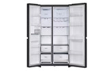 LG 650L Side by Side Refrigerator, Wi-Fi Convertible, DoorCooling+™, Black Mirror Finish, 3 Star GL-B257DBM3