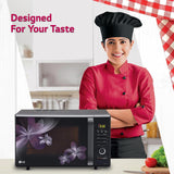 LG 28 L Convection Microwave Oven (MC2886BPUM, Floral Purple, Diet Fry)