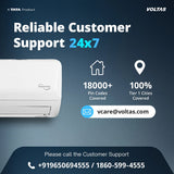 Voltas Fixed Speed Split Split Air Conditioner, 1 Ton, 2 Star - 122FS Emerald