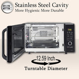 LG 28 L Convection Microwave Oven (MC2887BIUM, Black, Heart Friendly Recipes, 360° Motorised Rotisserie)