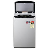 LG 7.5 Kg 5 Star Smart Inverter Fully-Automatic Top Load Washing Machine (T75SPSF1Z, Middle Free Silver, TurboDrum | Smart Closing Door)