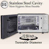Stylista microwave oven cover compatible for LG 28 Liters Convection MJEN286UI, Dustproof, stainproof, Wipeable cover, Symmetric Pattern Beige
