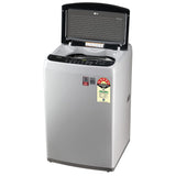 LG 7.5 Kg 5 Star Smart Inverter Fully-Automatic Top Load Washing Machine (T75SPSF1Z, Middle Free Silver, TurboDrum | Smart Closing Door)