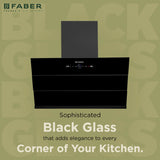 Faber Maple BLDC 90 cm Filterless Kitchen Chimney with 1500 m³/hr Suction, Heat Auto-Clean & Touch/Gesture Control – HOOD MAPLE BLDC FL HC SC BK IN 90