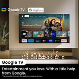 Hisense 139 cm (55 inches) E6N Series 4K Ultra HD Smart LED Google TV 55E6N (Black)