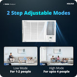 Voltas 185Inv Elite (2026 Series) 1.5 Ton 5 Star Inverter Window AC – Copper Condenser, Turbo Cooling, R32 Refrigerant, High Ambient Cooling (Made in India)