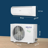 Voltas 1.5 Ton 5 Star Split Inverter AC (185V VERTIS EMERALD(4503581), White)