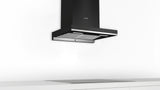 Bosch Series 4 60cm Wall-Mounted Chimney | 700 m³/hr Suction | Matt Black Finish | 67 dB Noise Level | Built-In Design - DWBA68J60I
