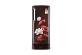 LG 185 L Single Door Refrigerator with Base Stand Drawer, Smart Inverter Compressor, Direct Cool, Scarlet Lotus, 5 Star,(GLD1956ZASL)